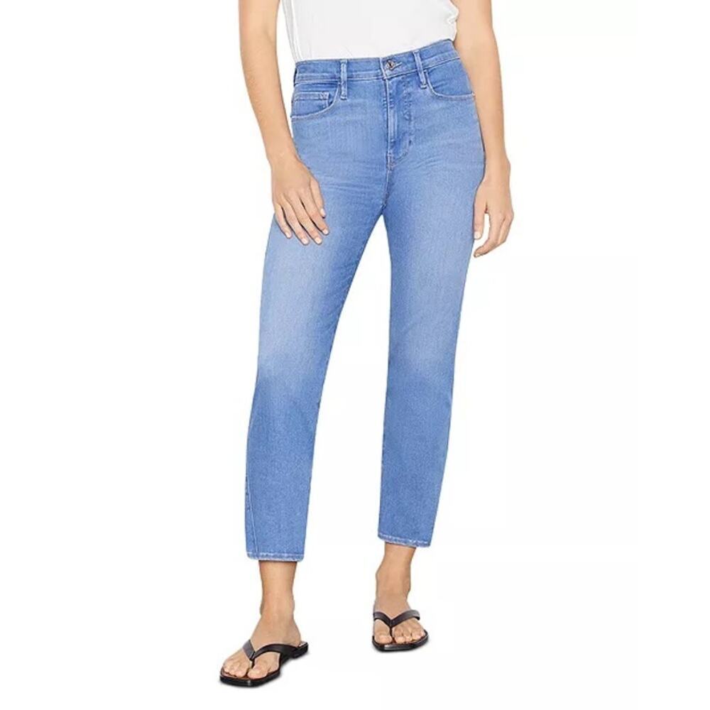 FRAME Le Sylvie Slender Straight in Light Wash Sz 28